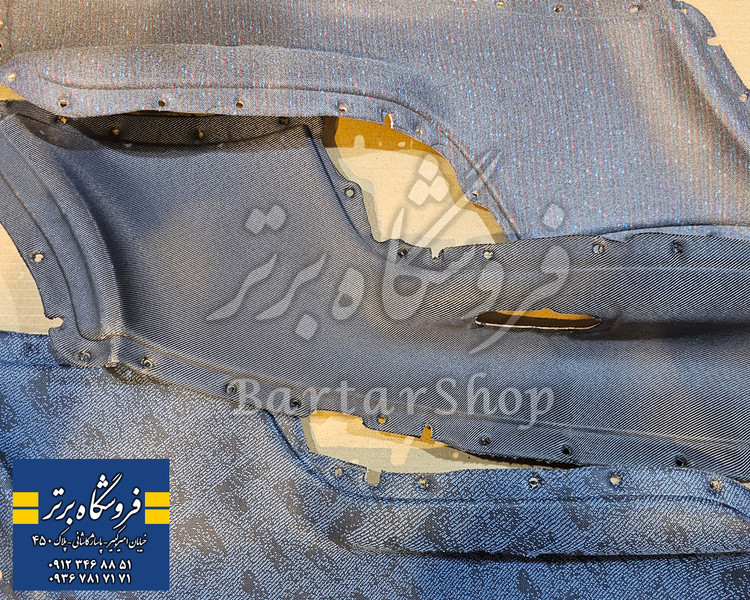 مدالیون پارچه رودری پژو ۲۰۶ و پژو ۲۰۷ (دست کامل)